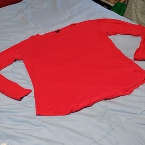 J. Crew Long Sleeved Lightweight Shirt Red Small